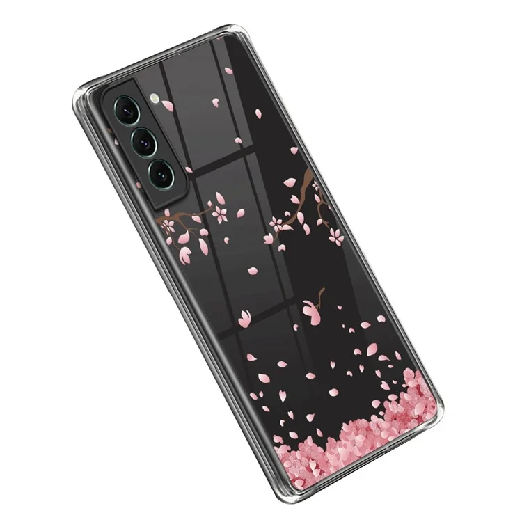 Pour Samsung Galaxy S23 Étui de téléphone portable à impression de motif résistant aux chutes, en TPU flexible - Sakura
