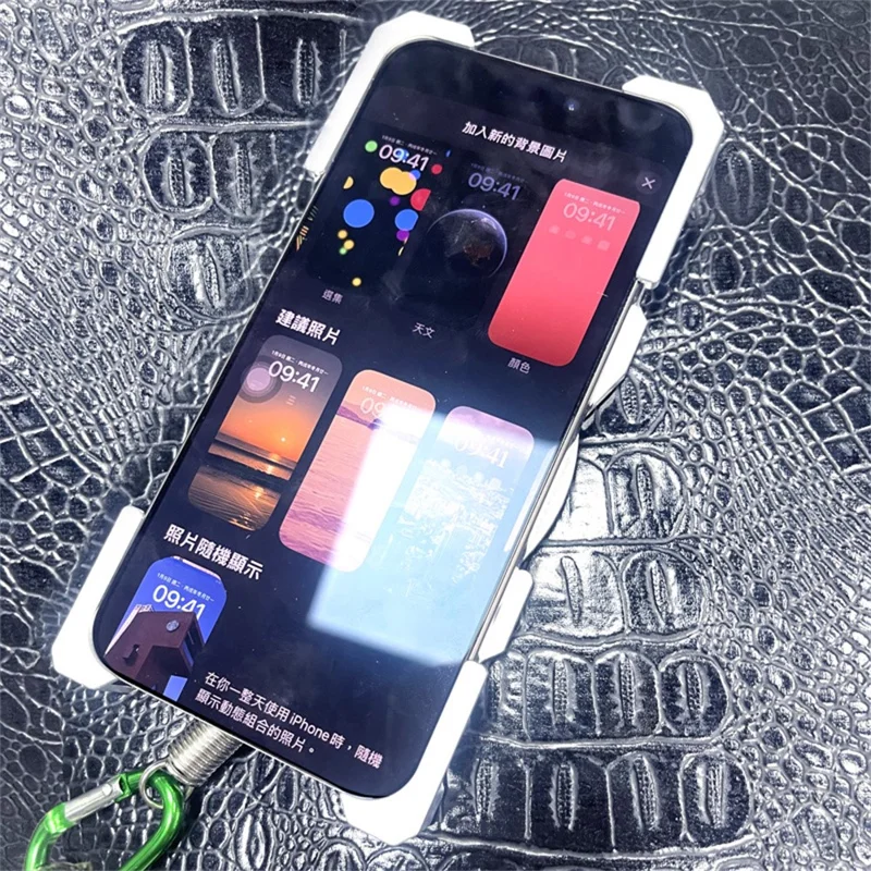 For iPhone 16 Pro Max Bumper Case Kickstand Aluminum Alloy Magnetic Phone Cover with Wrist Strap - Black