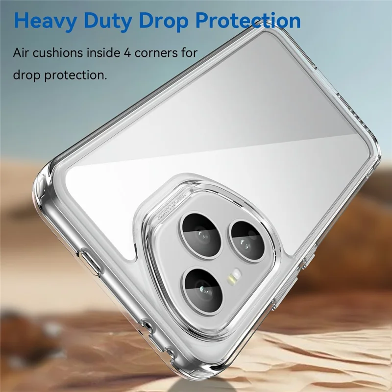 For Honor 400 Pro 5G (Global) Case TPU + Acrylic Protective Clear Phone Cover - Transparent