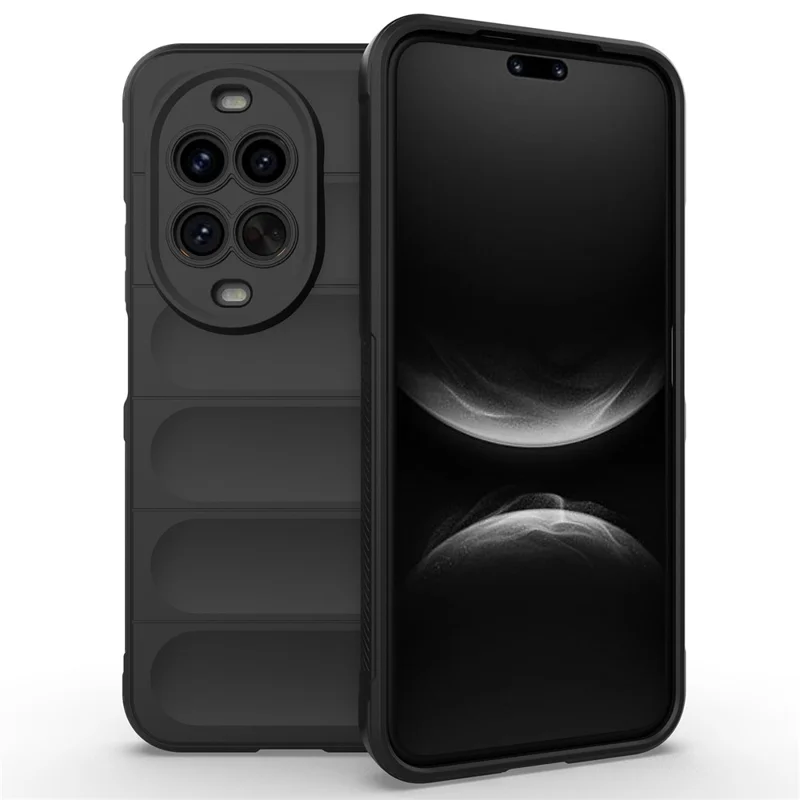 Para Huawei nova 14 Ultra 5G Funda Anti-Caída Suave TPU Resistente Cubierta Trasera de Teléfono - Negro