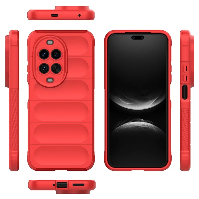 For Huawei nova 14 Ultra 5G Case Anti-Drop Soft TPU Rugged Phone Back Cover - Red
