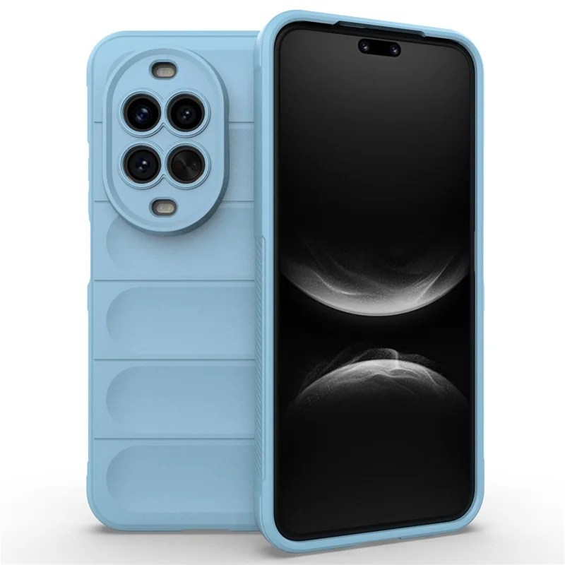 Für Huawei nova 14 Ultra 5G Hülle Stoßfest Weiches TPU Robustes Handyhülle Rückseite - Babyblau