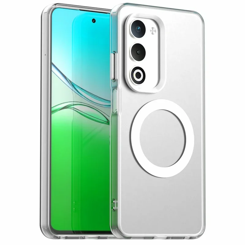 Étui Oppo A5 5G Compatible avec MagSafe Antichoc Hybride pour Téléphone - Blanc