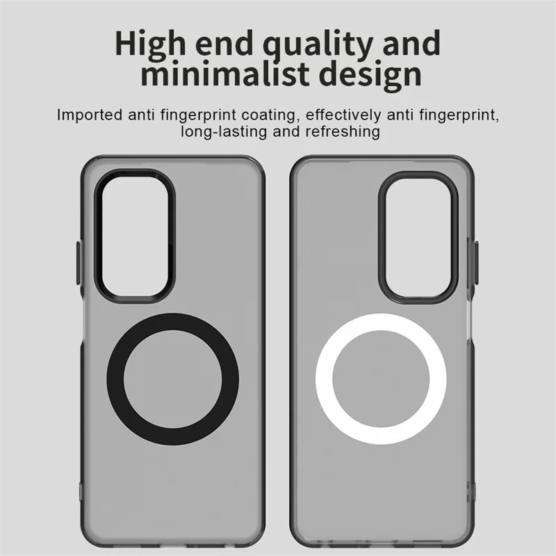 For Oppo A5 5G Case Compatible with MagSafe Anti Drop Hybrid Phone Back Cover - Black