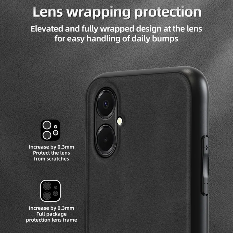 ANNYOJO For Samsung Galaxy A07 4G Case PU Leather + PC + TPU Anti Drop Phone Back Cover - Green