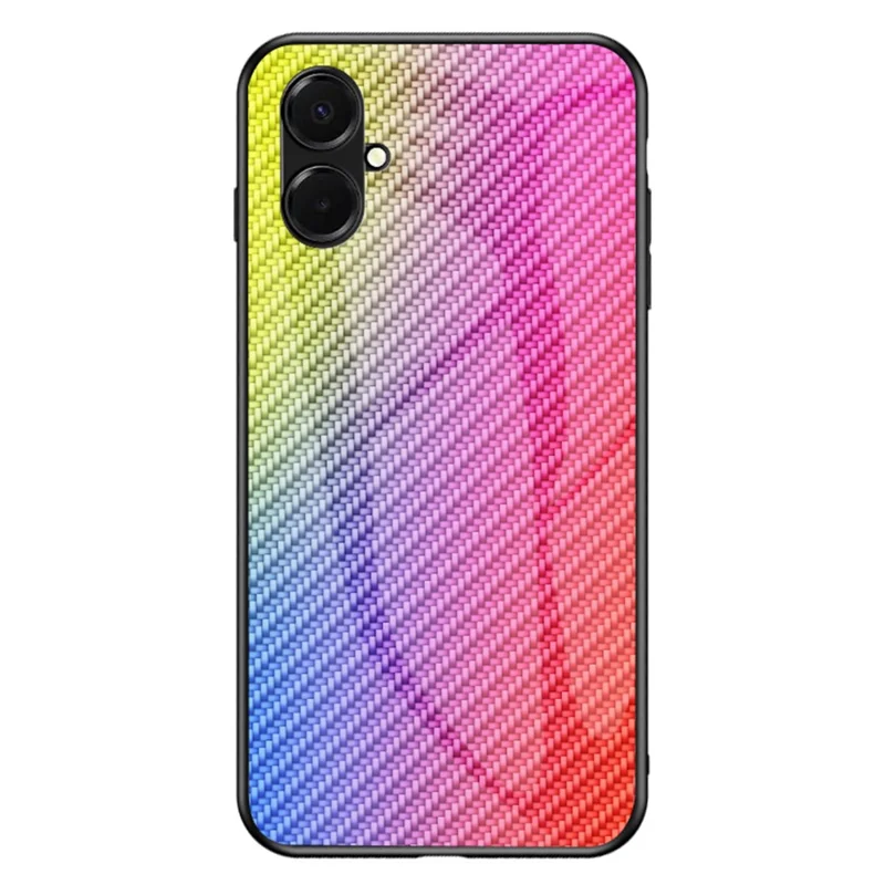 For Samsung Galaxy A07 4G Case Tempered Glass Shockproof Phone Cover - Colorful Fiber