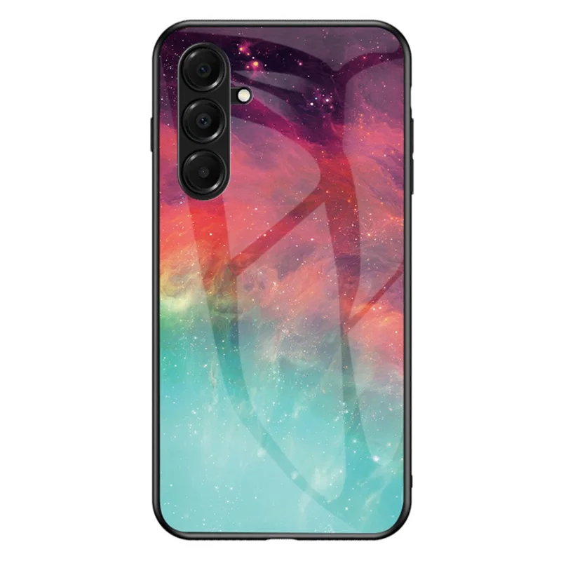 Étui pour Samsung Galaxy A17 Motif Ciel Étoilé Verre Trempé Housse de Téléphone - Couleur Ciel Étoilé