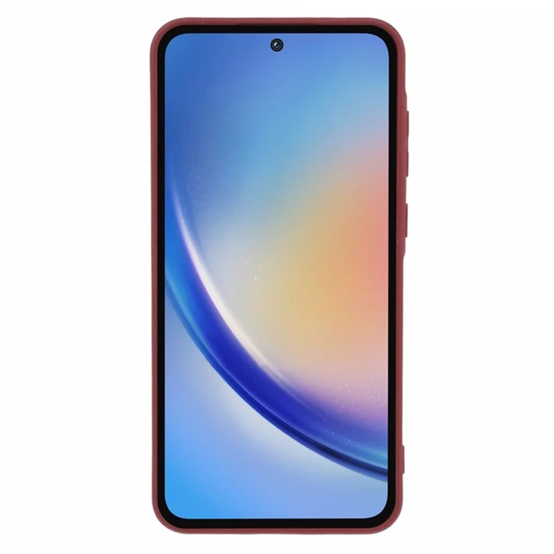 For Samsung Galaxy A16 4G / 5G Case Matte TPU Precise Cutout Phone Cover - Wine Red