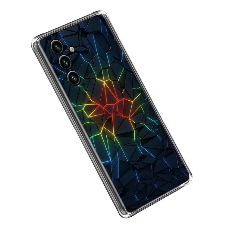 Per Samsung Galaxy A14 5G / A14 4G Stampa a motivi IMD Anti-graffio Custodia morbida in TPU Antigoccia Custodia per cellulare - Geometria