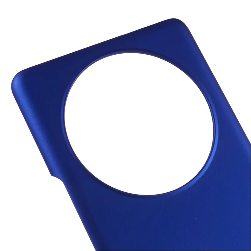 For Honor X40 5G / X9a 5G / Magic5 Lite 5G Anti-fingerprint Mobile Phone Case Rubberized Glossy Hard PC Anti-fading Cell Phone Cover - Blue