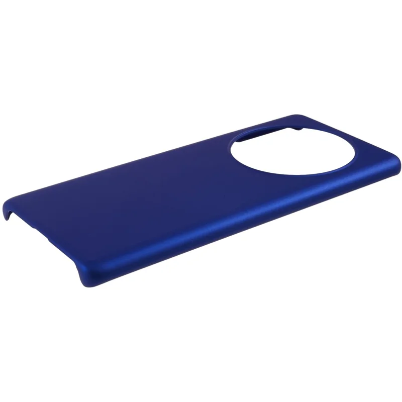 For Honor X40 5G / X9a 5G / Magic5 Lite 5G Anti-fingerprint Mobile Phone Case Rubberized Glossy Hard PC Anti-fading Cell Phone Cover - Blue