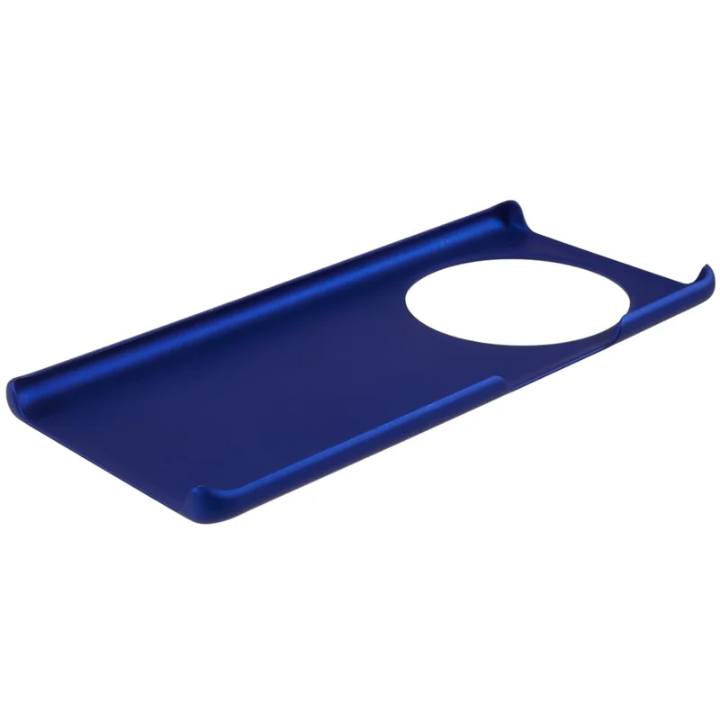 For Honor X40 5G / X9a 5G / Magic5 Lite 5G Anti-fingerprint Mobile Phone Case Rubberized Glossy Hard PC Anti-fading Cell Phone Cover - Blue