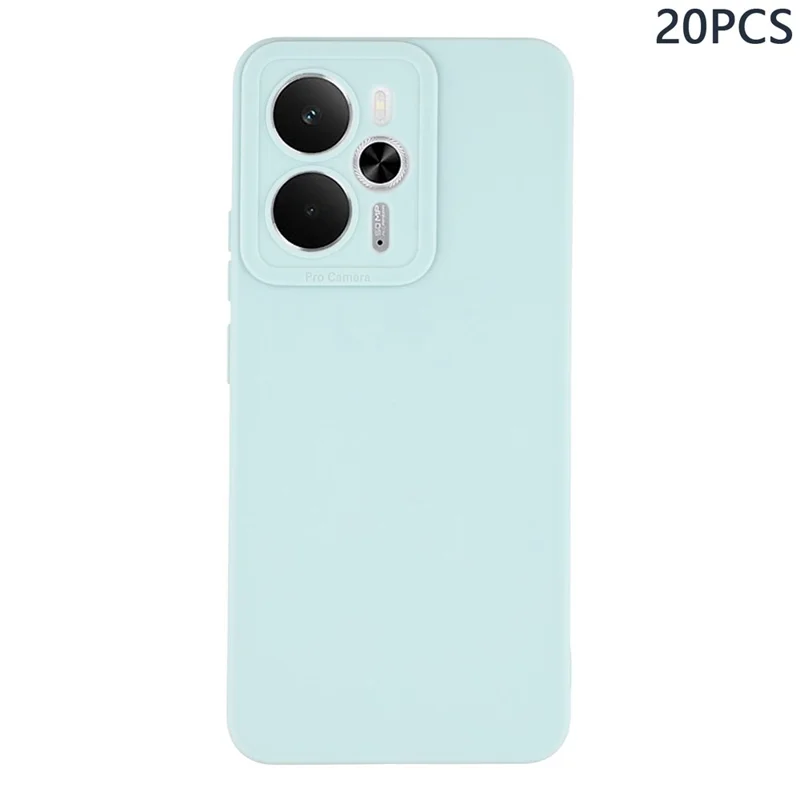 Bulk Purchasing 20Pcs For Realme 14 5G / 14T 5G Case Precise Cutouts 1.3mm TPU Matte Phone Cover - Blue