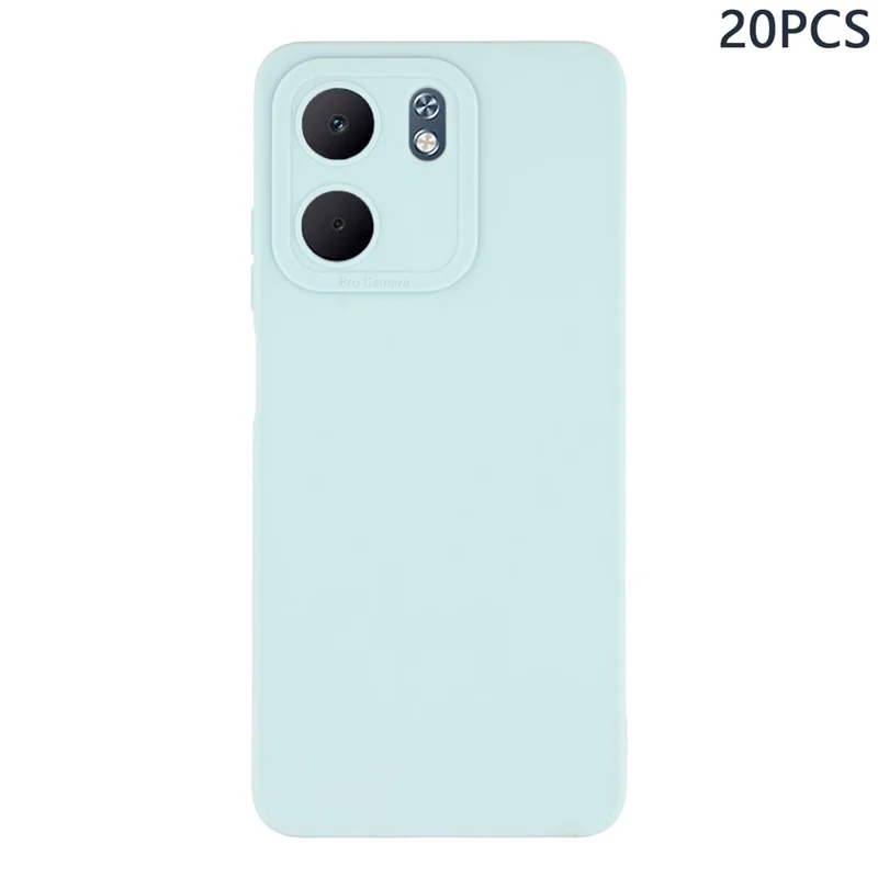 Bulk Purchasing 20Pcs For Oppo A5x 4G / 5G Case Precise Cutouts 1.3mm TPU Matte Phone Cover - Blue