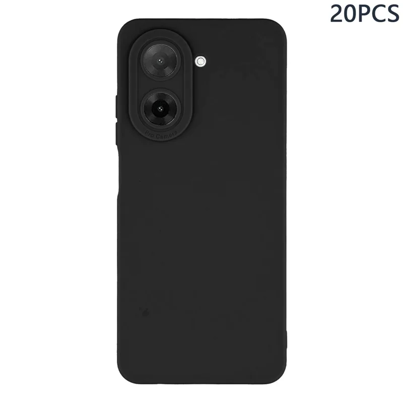 Großeinkauf 20 Stück Xiaomi Redmi A5 NFC (173,45*79,35*8,45 mm) Hülle mit präzisen Aussparungen 1,3 mm TPU Matte Handyhülle - Schwarz