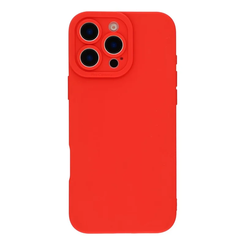 Bulk Purchasing 20Pcs For iPhone 16 Pro Max Case Precise Cutouts 1.3mm TPU Matte Phone Cover - Red