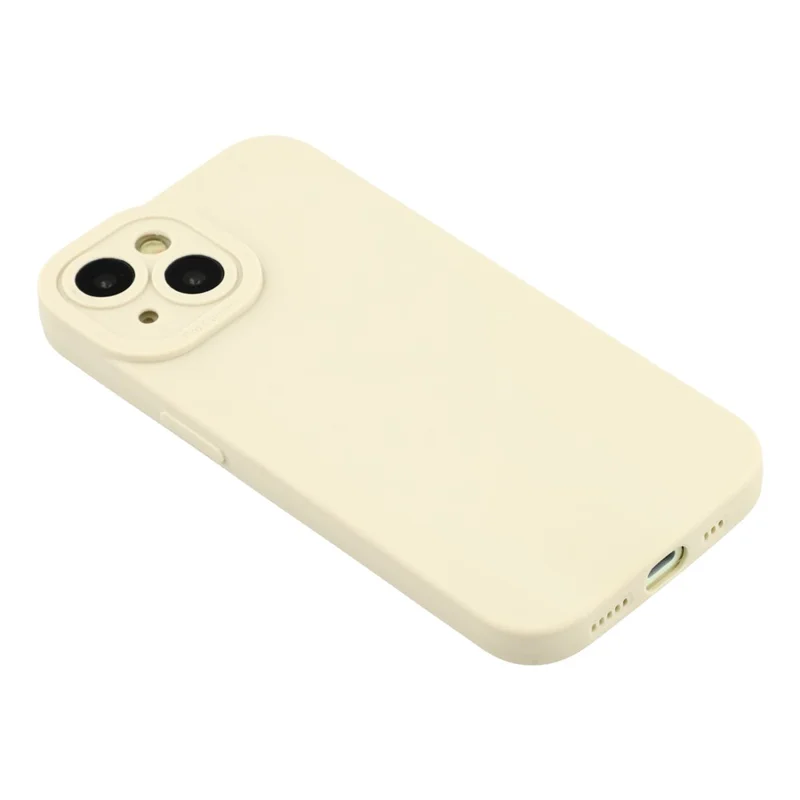 Bulk Purchasing 20Pcs For iPhone 14 Case Precise Cutouts 1.3mm TPU Matte Phone Cover - Ivory White