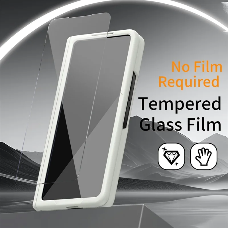 Per Samsung Galaxy Z Fold7 5G Custodia con Supporto Anti-Caduta Rigida in PC - Bianco