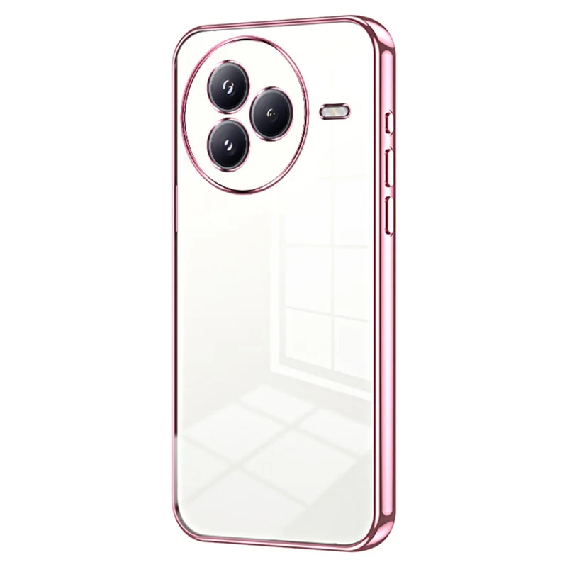 Für Xiaomi Civi 5 Pro 5G Hülle Elektrolytische Beschichtung Weiches TPU Handyhülle - Rosa