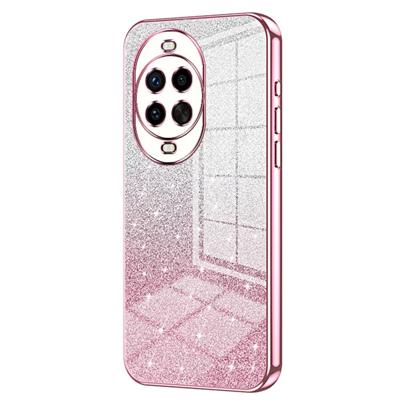 For Huawei nova 14 Pro 5G Case Electroplating Gradient Glitter TPU Phone Cover - Pink