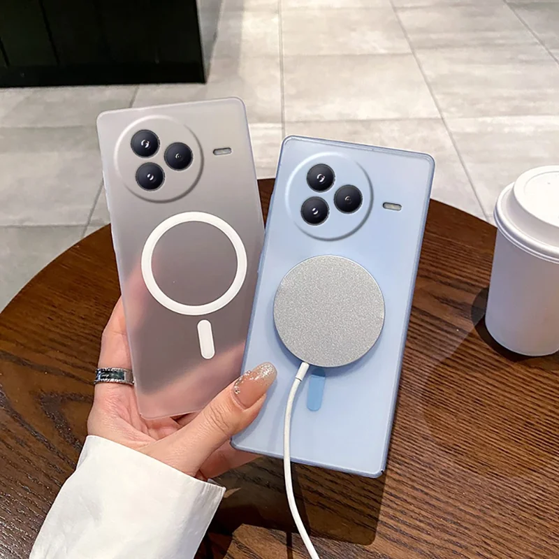Per Xiaomi Civi 5 Pro 5G Custodia compatibile con MagSafe Tagli precisi Custodia telefonica in PC opaca - Oro deserto