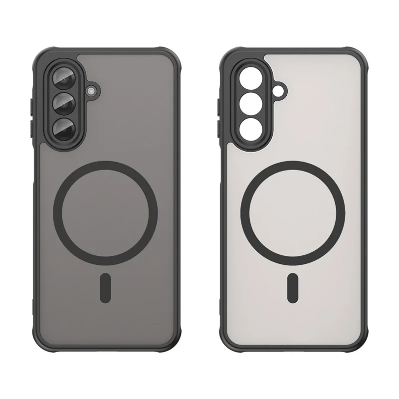 Für Samsung Galaxy A17 Hülle kompatibel mit MagSafe Stoßfest PC + TPU Handyhülle - Schwarz