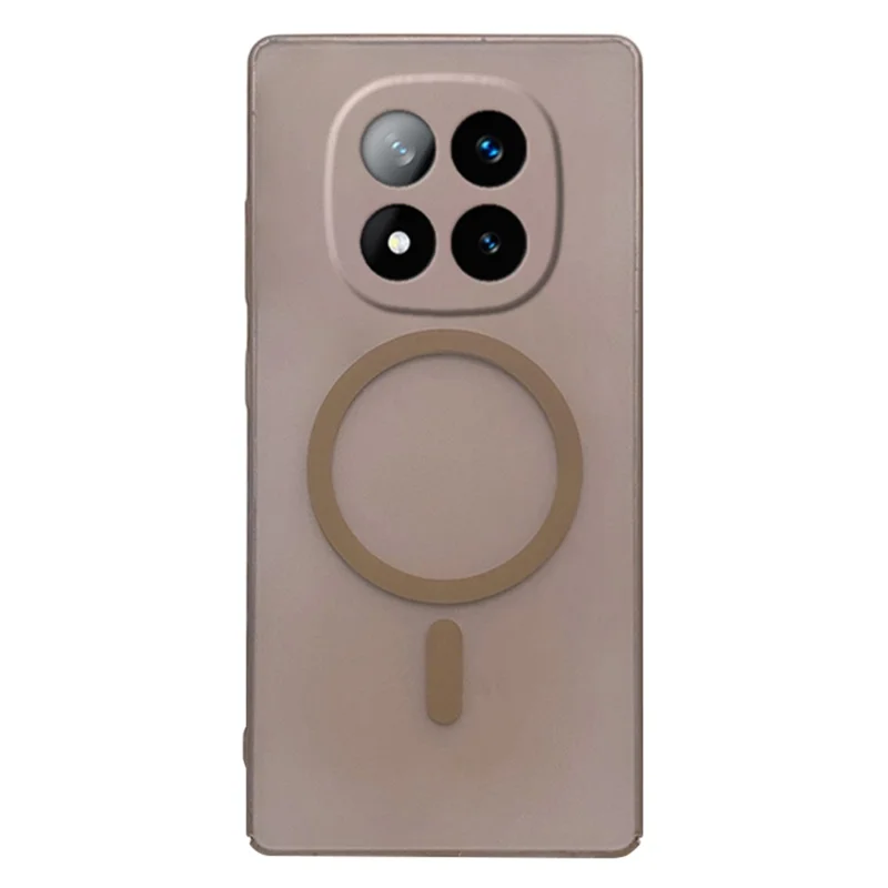 Cover per Xiaomi Redmi Note 14 Pro+ 5G Compatibile con MagSafe, Ritagli Precisi, Cover per Telefono in PC Opaco - Oro Deserto
