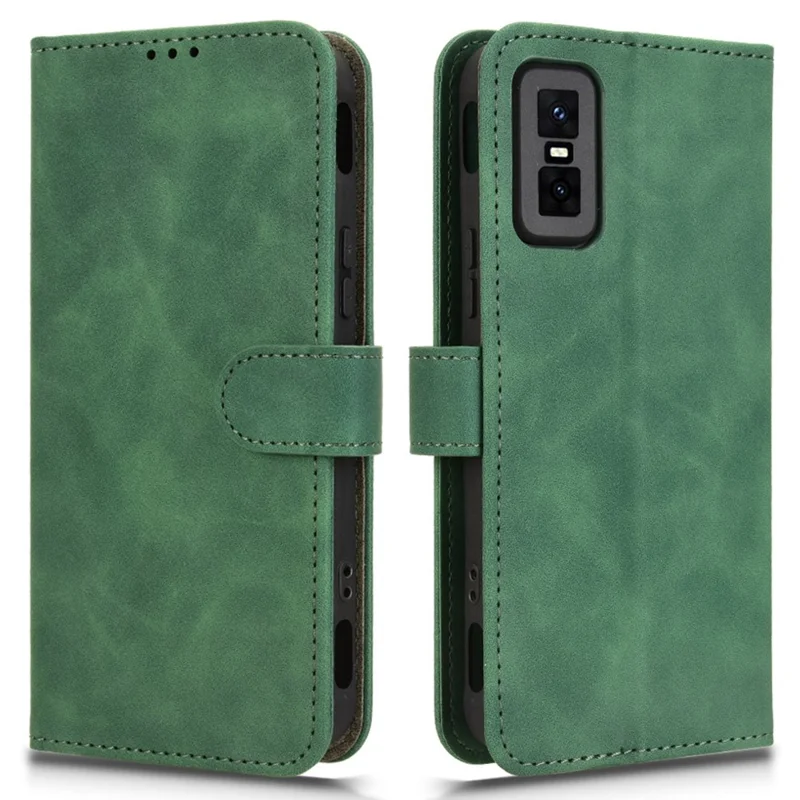For Infinix GT 30 Pro 5G Leather Case Skin Feel Anti Drop Wallet Flip Phone Cover - Green