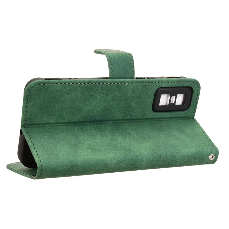 For Infinix GT 30 Pro 5G Leather Case Skin Feel Anti Drop Wallet Flip Phone Cover - Green