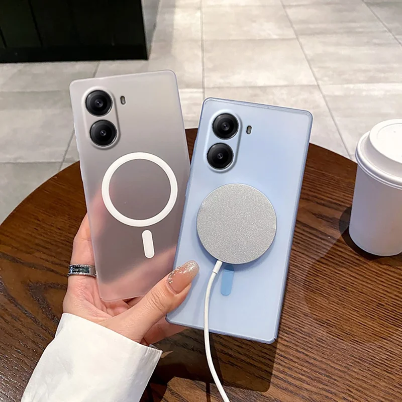 Cover per Xiaomi Redmi Turbo 4 5G Compatibile con MagSafe, Ritagli Precisi, Cover per Telefono in PC Opaco - Oro Deserto