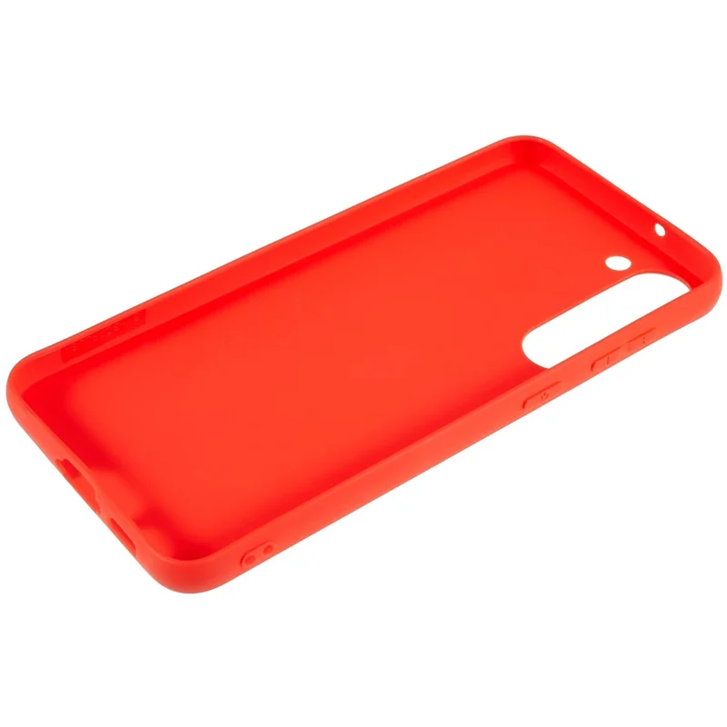 For Samsung Galaxy S23 Slim Fit Soft TPU Smooth Cover Matte Finish Coating Grip Phone Case - Red