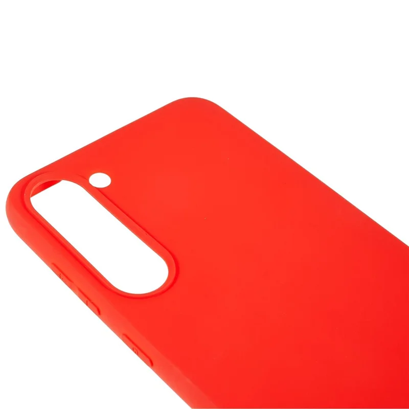 For Samsung Galaxy S23 Slim Fit Soft TPU Smooth Cover Matte Finish Coating Grip Phone Case - Red