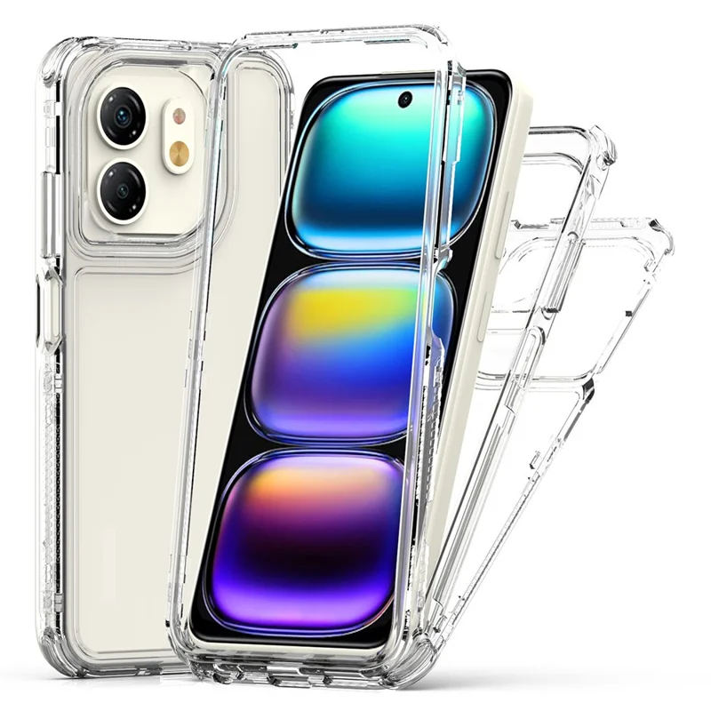 Чехол для TECNO Spark Go 2025 / Pop 9 5G / Spark Go 1 / Infinix Hot 50i 4G / Smart 9 4G, прозрачный акриловый TPU чехол с защитой от царапин