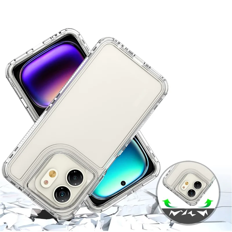 Чехол для TECNO Spark Go 2025 / Pop 9 5G / Spark Go 1 / Infinix Hot 50i 4G / Smart 9 4G, прозрачный акриловый TPU чехол с защитой от царапин