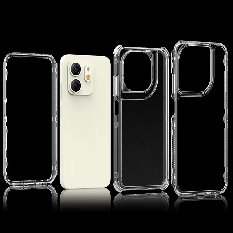 Чехол для TECNO Spark Go 2025 / Pop 9 5G / Spark Go 1 / Infinix Hot 50i 4G / Smart 9 4G, прозрачный акриловый TPU чехол с защитой от царапин