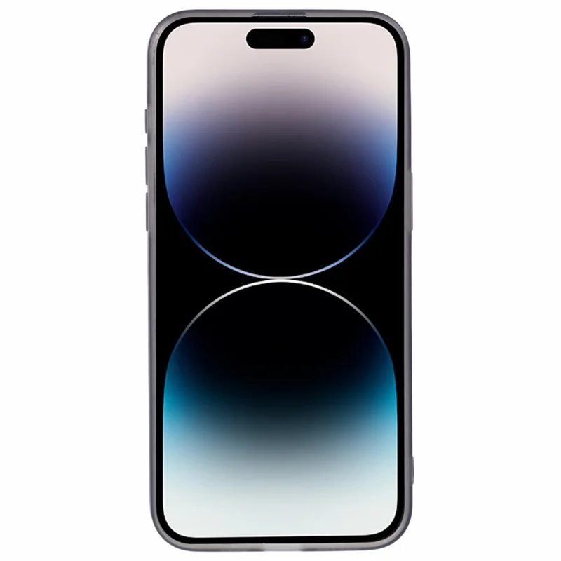 Bulk Purchasing For iPhone 14 Pro Max Case Electroplated Camera Frame TPU Phone Cover - Transparent Black