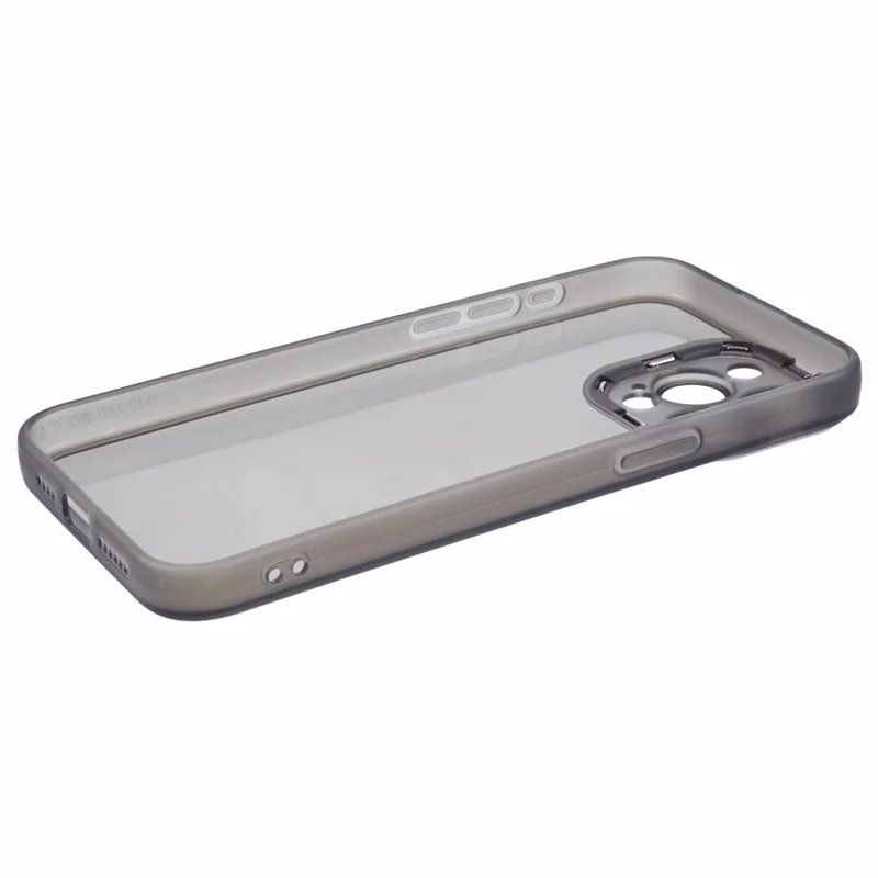 Bulk Purchasing For iPhone 14 Pro Case Electroplated Camera Frame TPU Phone Cover - Transparent Black