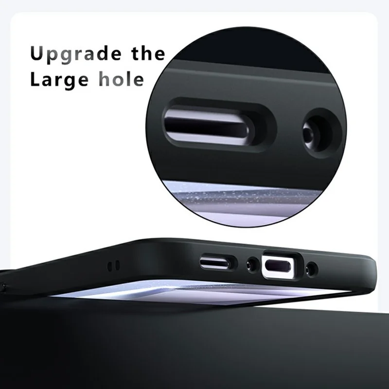 Bulk Purchasing For Samsung Galaxy A16 5G Case Skin-Touch TPU + PC Matte Phone Shell, Transparent Black