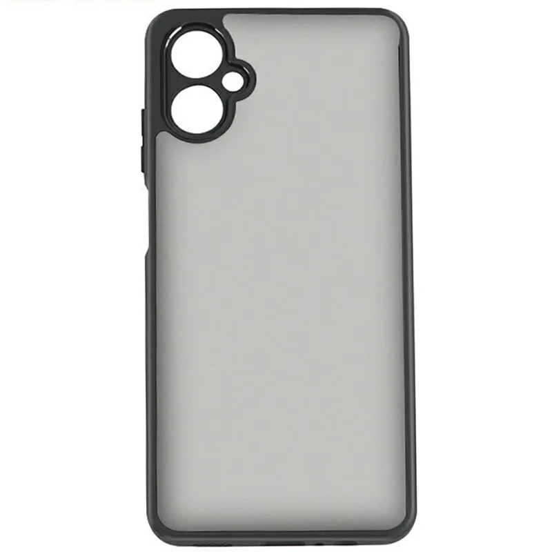 Bulk Purchasing For Samsung Galaxy A06 4G Case Skin-Touch TPU + PC Matte Phone Shell, Transparent Black