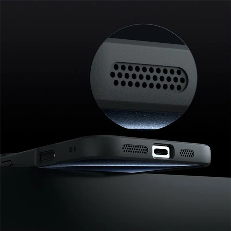 Compra em Lote para Capa de iPhone 16 Plus Skin-Touch TPU + PC Capa de Celular Fosca, Preto Transparente
