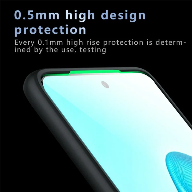 Groothandel voor Motorola Edge 60 Fusion 5G hoesje Skin-Touch TPU + PC matte telefoonhoes, Transparant Zwart