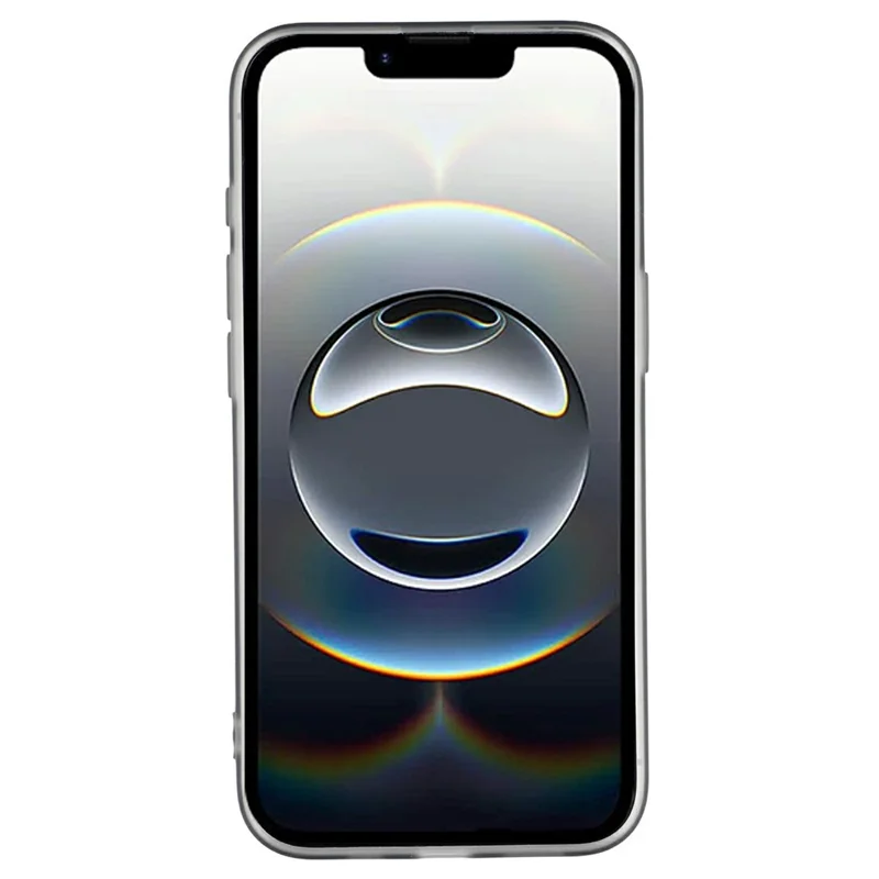 Bulk Purchasing For iPhone 16e Case Electroplated Camera Frame TPU Phone Cover - Transparent Black