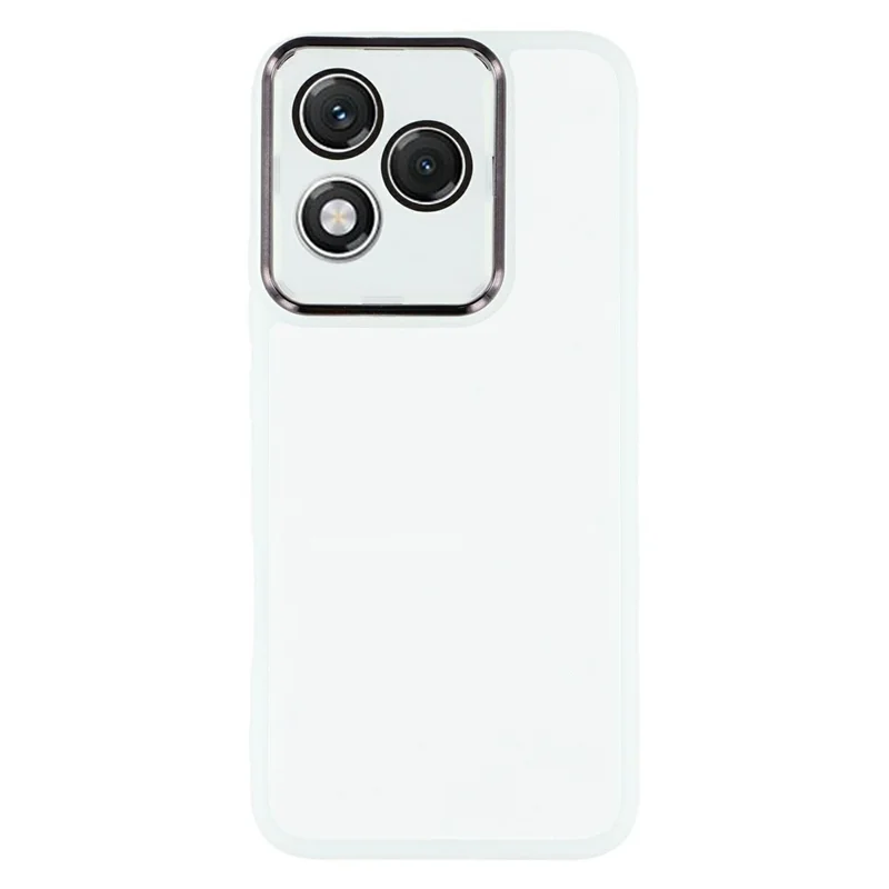 Bulk Purchasing For Honor 400 Lite 5G Case Electroplated Camera Frame TPU Phone Cover - Transparent White