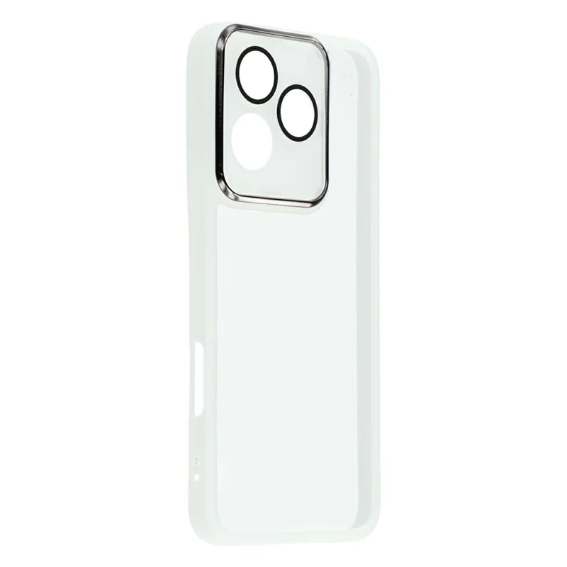 Bulk Purchasing For Honor 400 Lite 5G Case Electroplated Camera Frame TPU Phone Cover - Transparent White