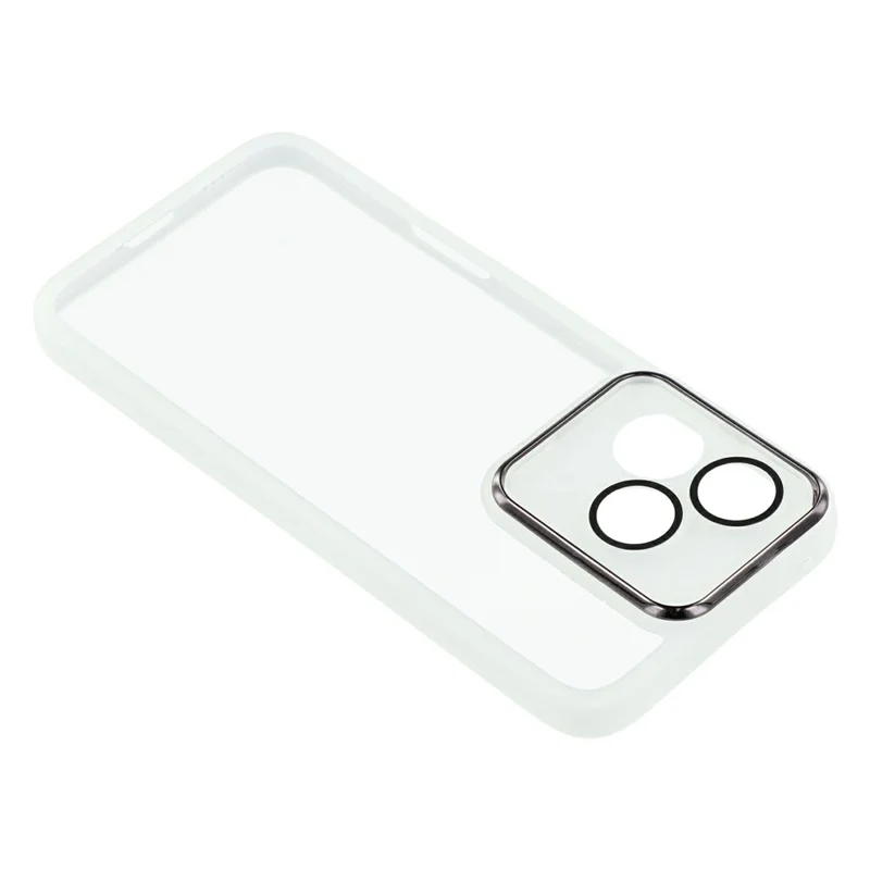 Bulk Purchasing For Honor 400 Lite 5G Case Electroplated Camera Frame TPU Phone Cover - Transparent White