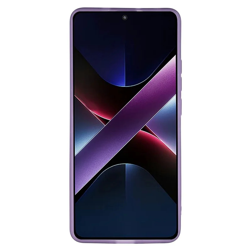 Bulk Purchasing For Xiaomi Poco X7 Pro 5G / Redmi Turbo 4 5G Case Electroplated Camera Frame TPU Phone Cover - Transparent Purple