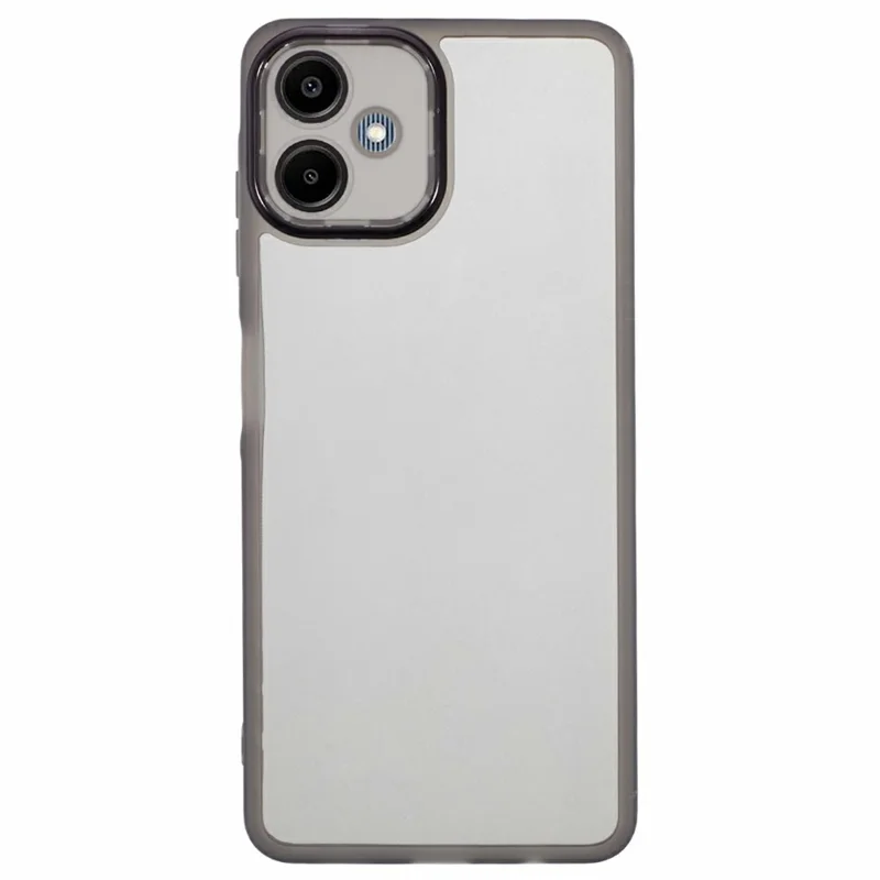 Acquisto all'ingrosso per Samsung Galaxy A06 4G Custodia Cornice per fotocamera elettroplaccata TPU Cover per telefono - Nero trasparente