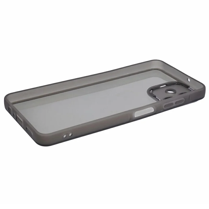 Acquisto all'ingrosso per Samsung Galaxy A06 4G Custodia Cornice per fotocamera elettroplaccata TPU Cover per telefono - Nero trasparente