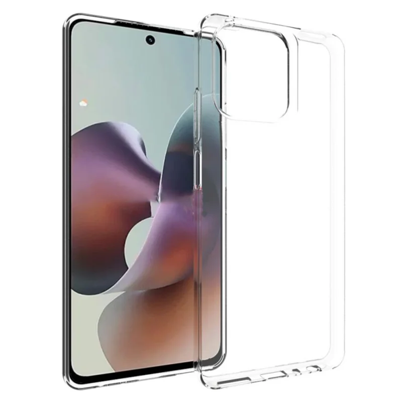 Für Motorola Moto G56 5G Hülle Slim Fit Transparent Weiche TPU Handyhülle