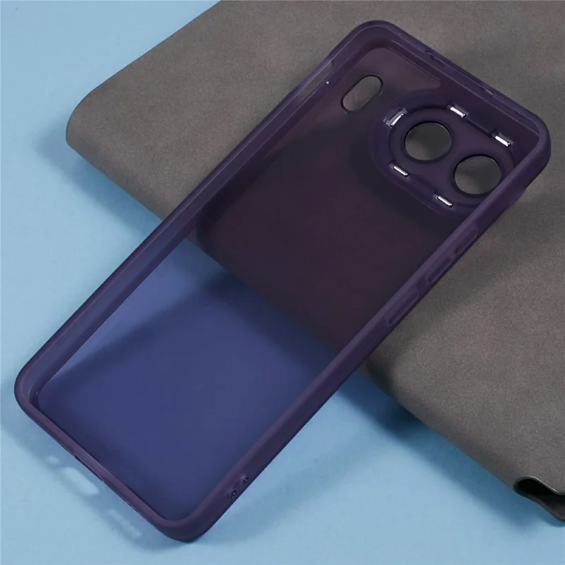Bulk Purchasing For OnePlus Nord 4 Case Electroplated Camera Frame TPU Phone Cover - Transparent Purple